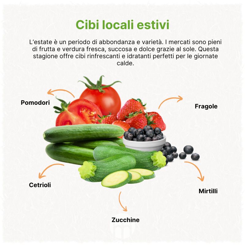 (Italština) Letní lokální potraviny
